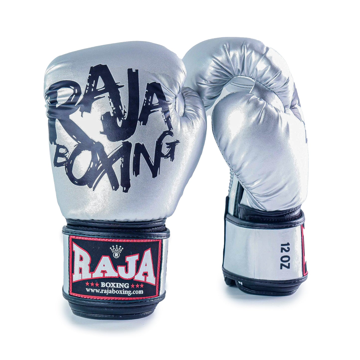 Raja V4 Boxing Gloves (Silver)