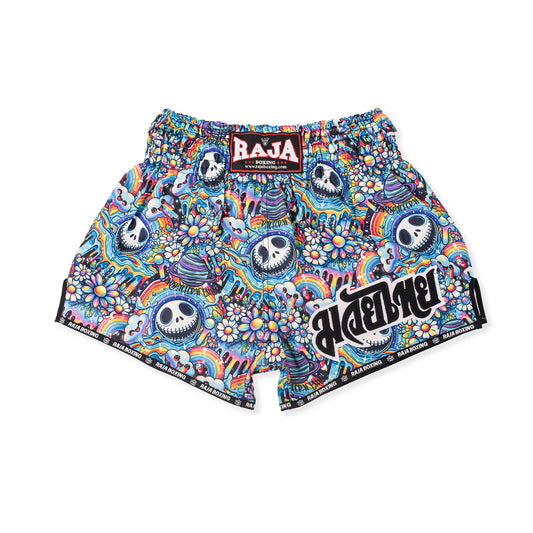 RAJA MUAY THAI SHORTS GRIM RAINBOW RTB-GRI