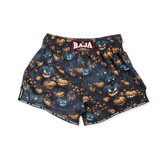RAJA MUAY THAI SHORTS HALLOWEEN PUMPKIN RTB-HEL