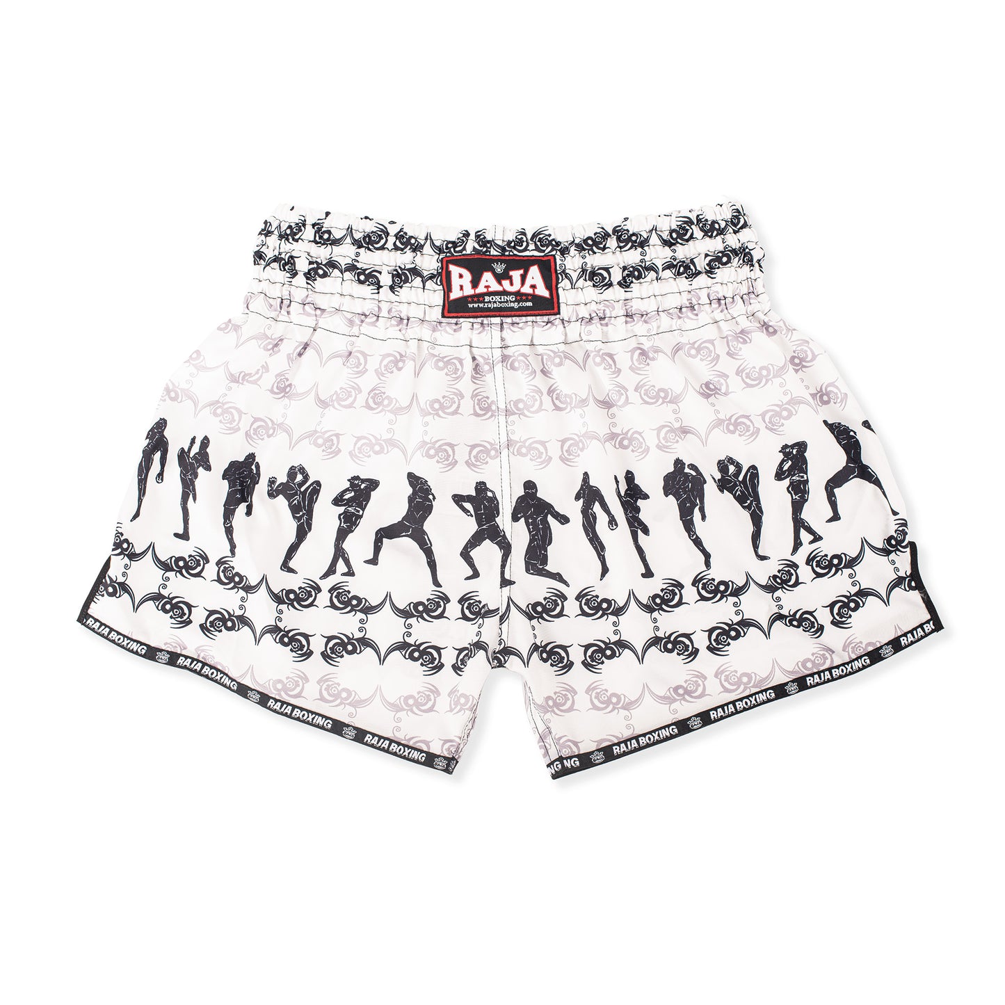 RAJA MUAY THAI SHORTS NAK MUAY WHITE RTB-NAK-WHI
