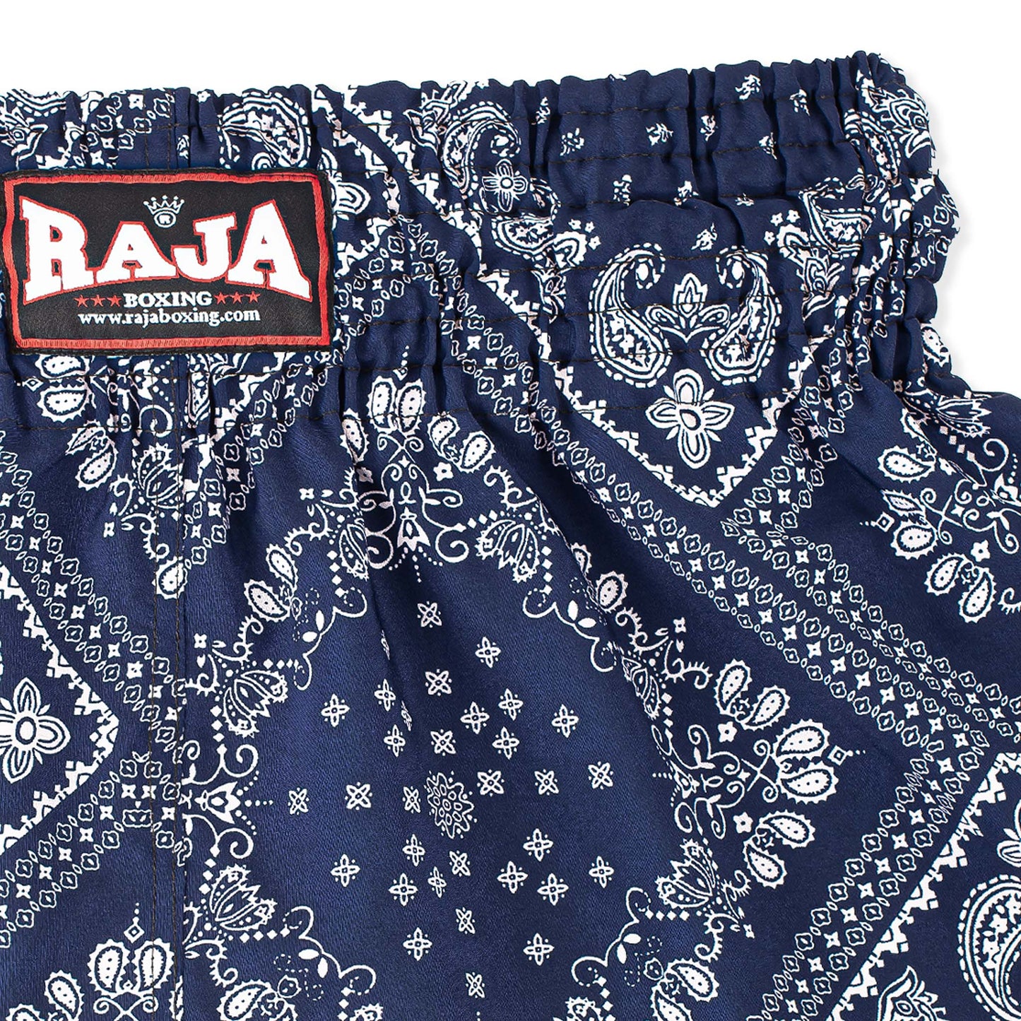 RAJA MUAY THAI SHORTS PAISLEY DARK BLUE RTB-PAIS-DB