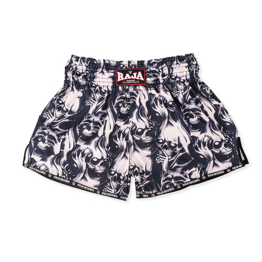 RAJA MUAY THAI SHORTS SKULL RTB-SKU